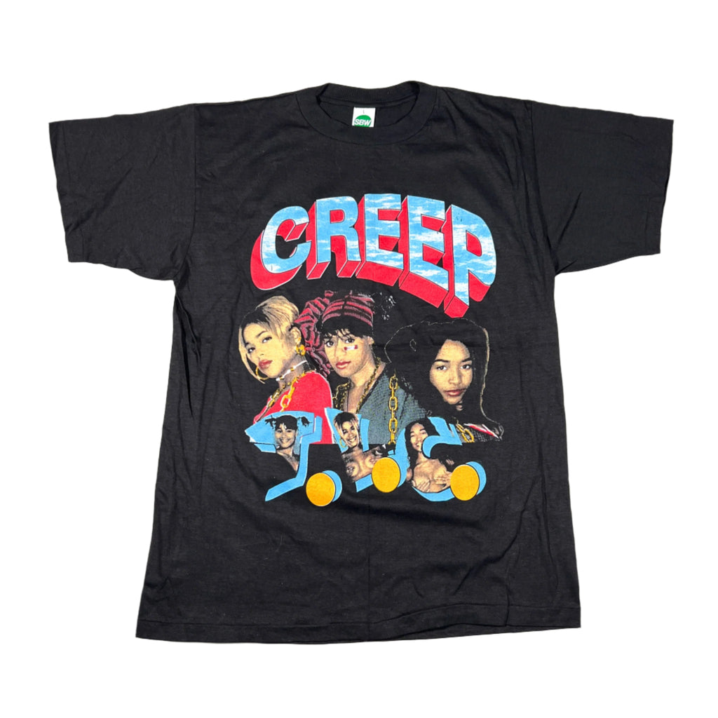 Vintage 90's TLC “Creep” Bootleg Rap Tee Crazy Sexy Cool Double