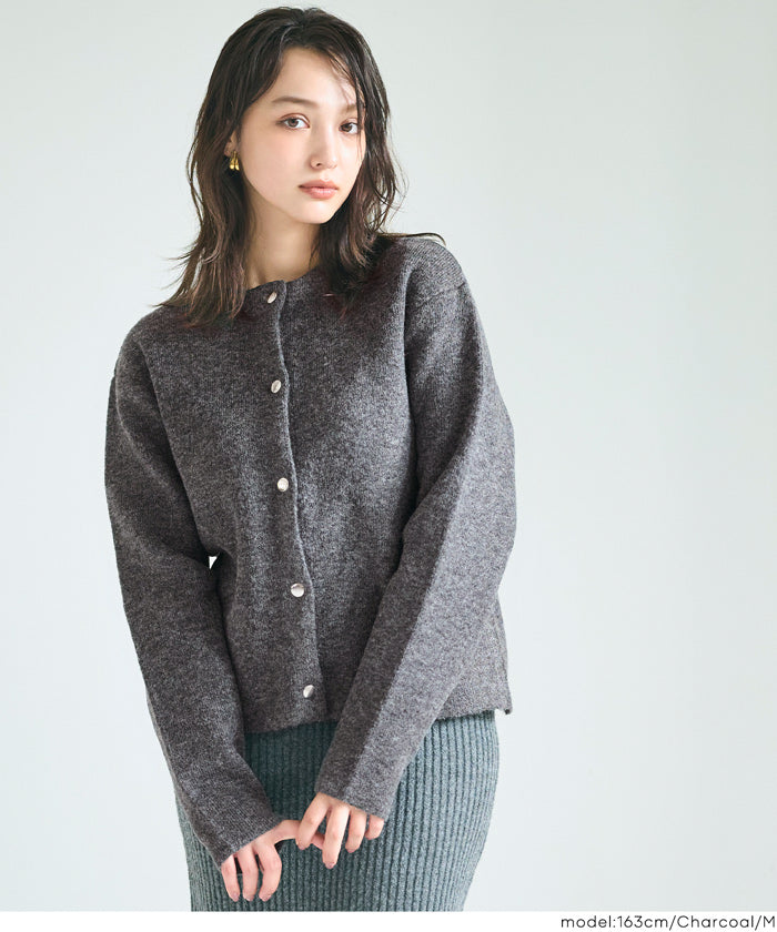 セール☆3990円→1990円ダブルフェイスニットカーディガン レディース