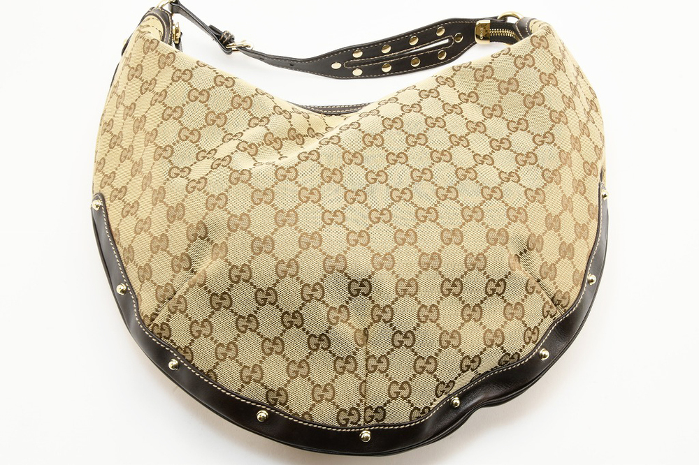 グッチ GUCCI ワンハンド ショルダーバッグ 三日月型 159406 GG