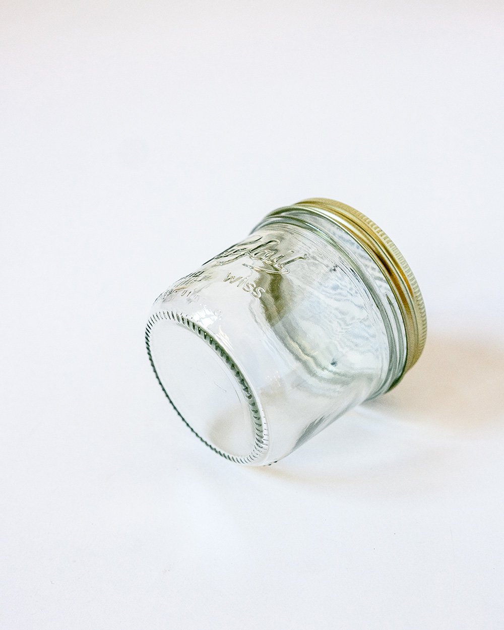 蓋付きベルギー製エメラルドグリーン ガラス瓶4個 蓋付きベルギー製