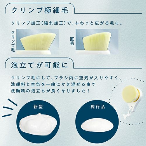新形状！ 毛穴洗浄 リッチホイップブラシ モア Rich Whip brush More
