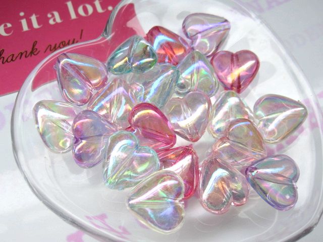 オーロラハートビーズ｜COCO DE NAIL｜プラパーツ・デコパーツ格安販売