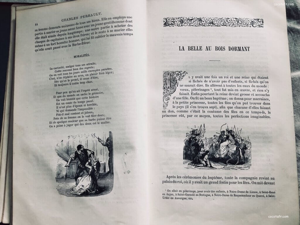 フランスの古い本③すてきなイラストと童話集