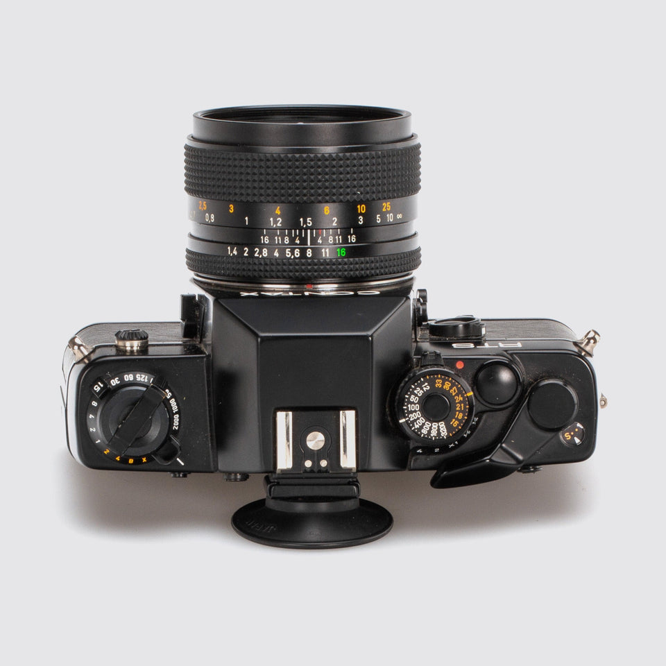 ジャンク品CONTAX 一眼レフカメラCarl ZeissTessar28/45 ☆超極上美品