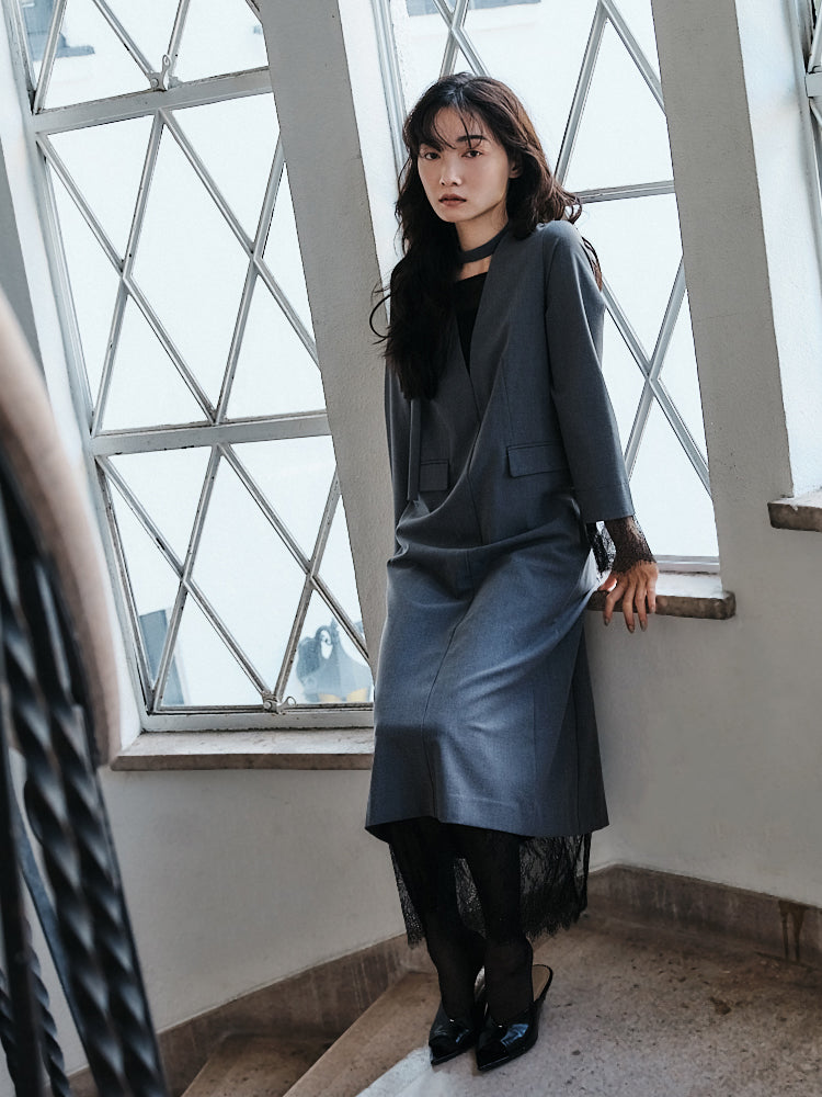 レースドッキングキャミセットワンピース | 小柄・低身長女性向け