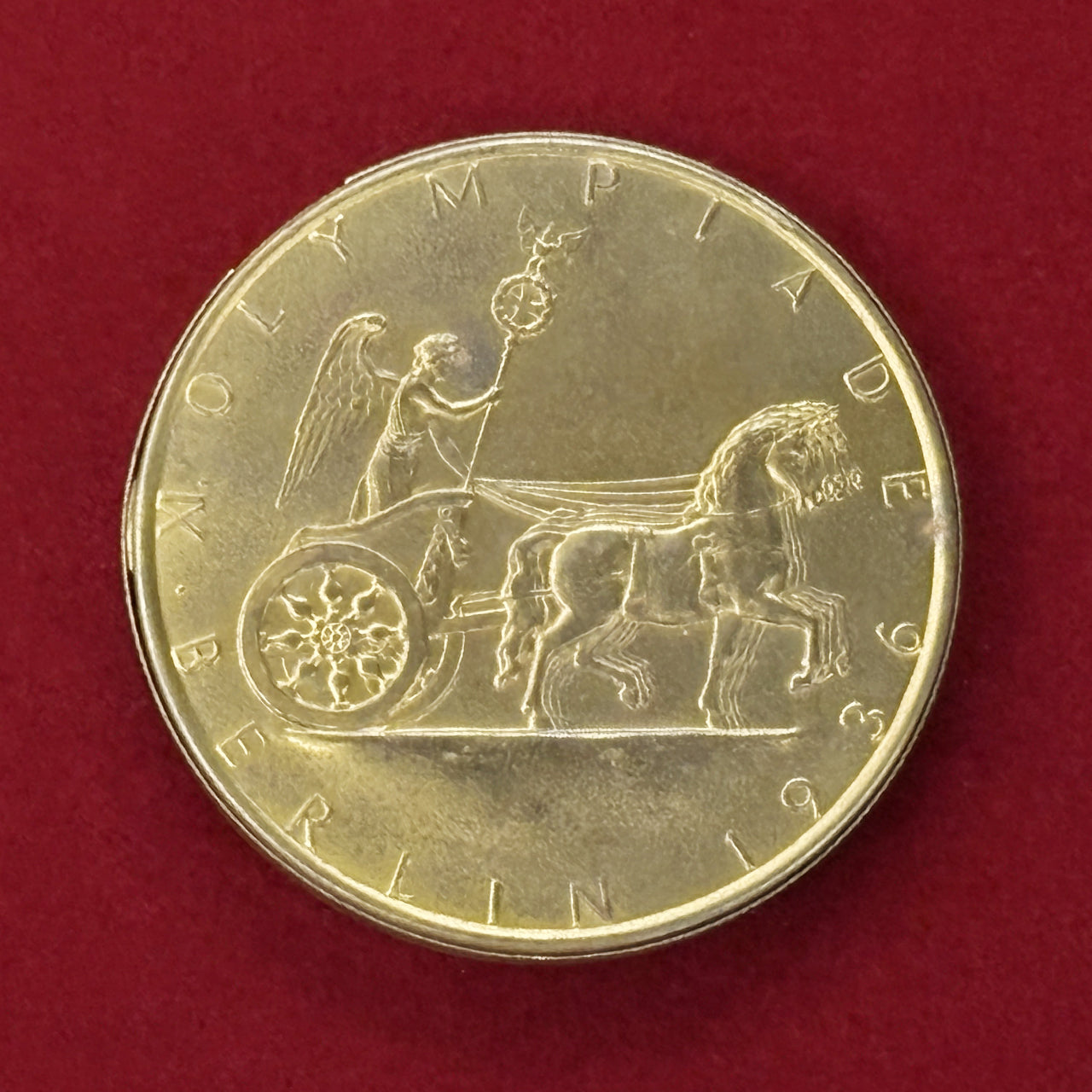 ドイツ】1936年ベルリンオリンピック記念 真鍮製スタックメダル［C