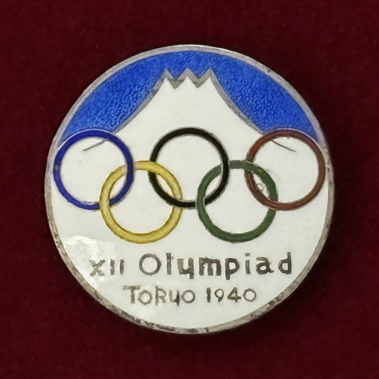 Japan] 1940 Tokyo Olympics Official Mark Badge [C-0000321