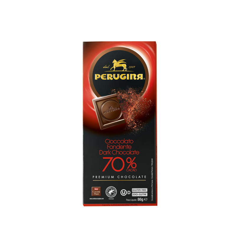 Perugina Bittersweet Chocolate Bar 70%, 3 Ounce | Colavita USA