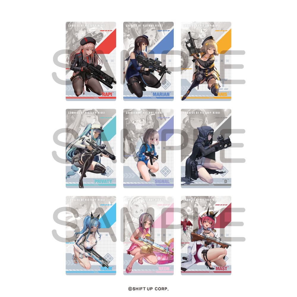 勝利の女神:NIKKE ガンガール メタルカードコレクション 11月中旬発売!