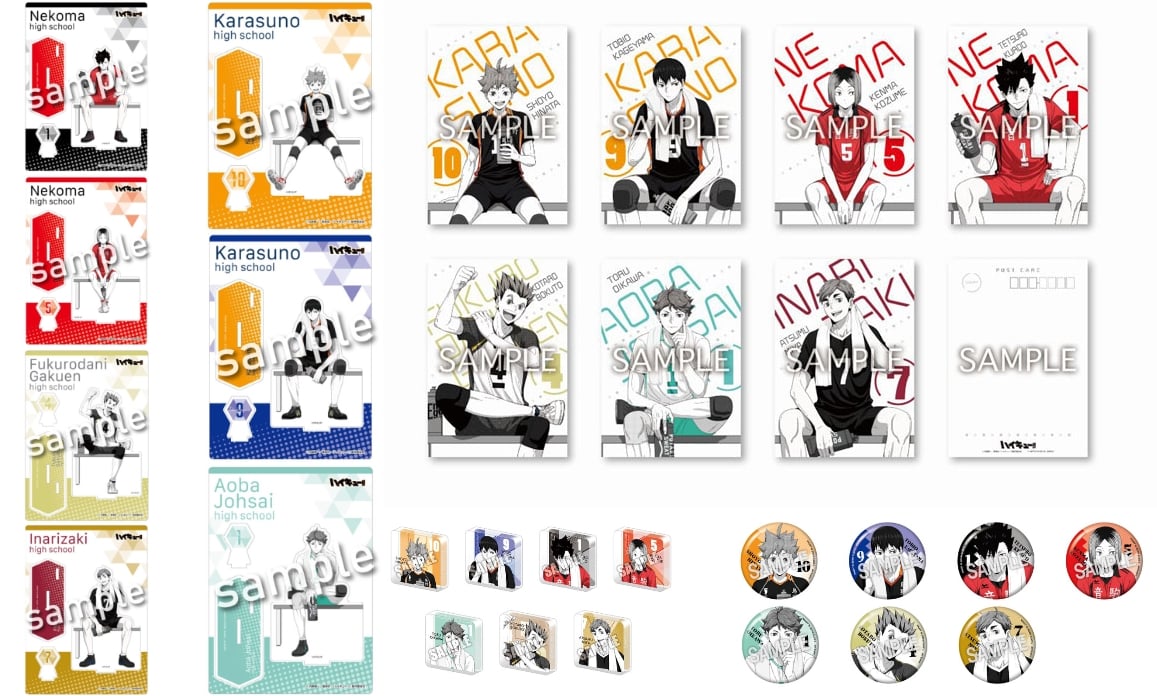 ハイキュー!! ジャンフェス初出イラスト“break time”の新作グッズ 6月発売!