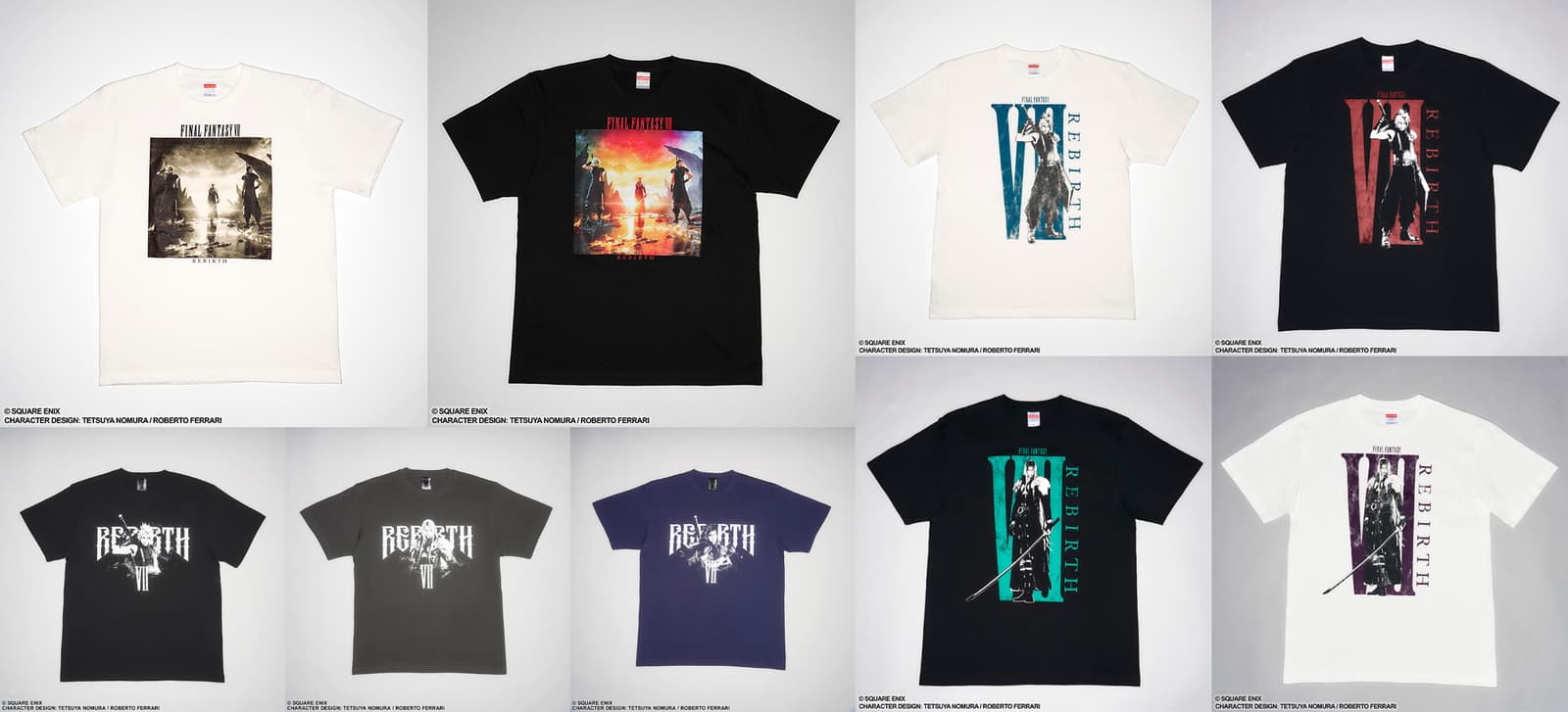 FF7リバース クラウド / セフィロス / ザックスの新作Tシャツ 8月発売!