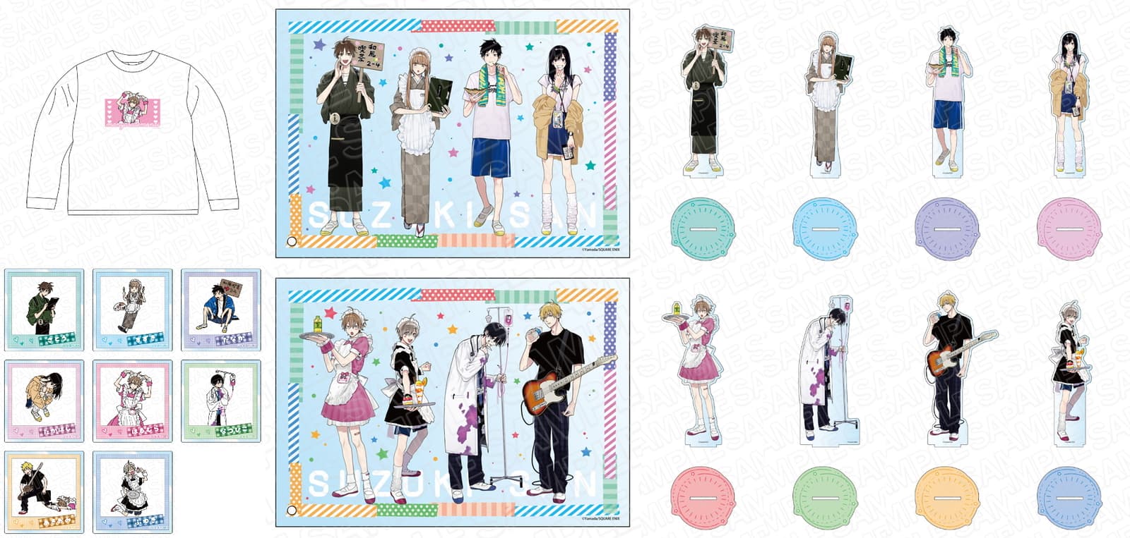 鈴木さん」春夏秋冬も登場! 描き下ろし“文化祭 Ver.”グッズ 1月一般発売!