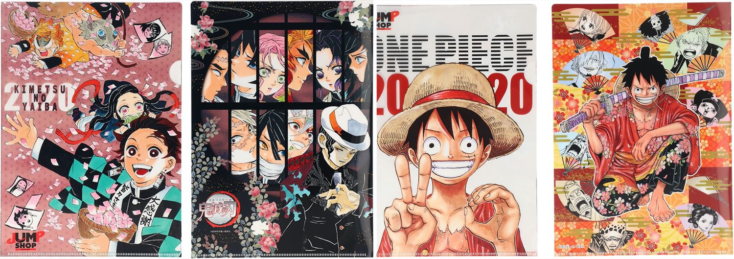 鬼滅の刃 & ONE PIECE クリアファイル限定Ver. 5月20日10時より発売!!