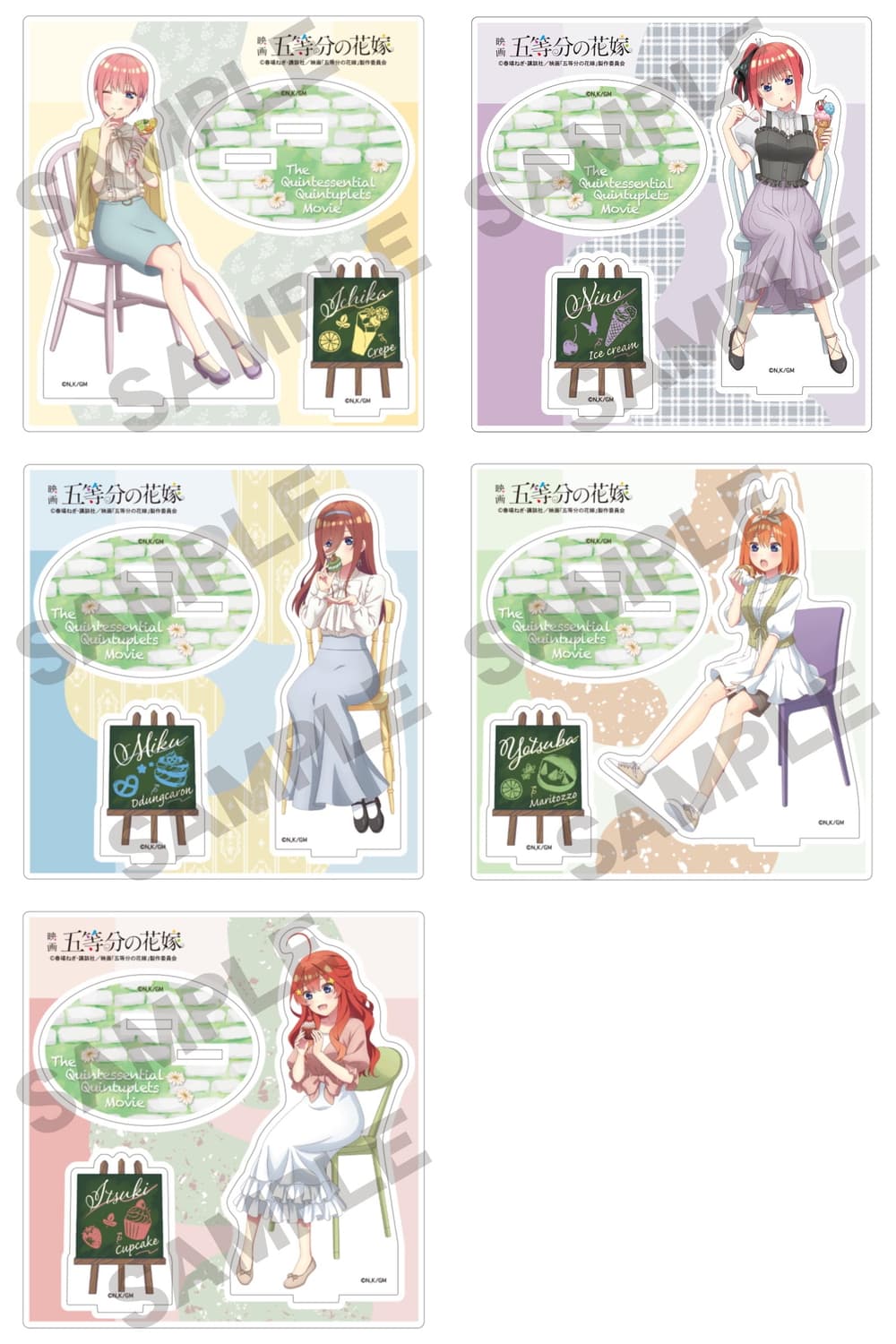 五等分の花嫁 新規描き下ろし「ジャンクフード Ver.」グッズ 10月発売!