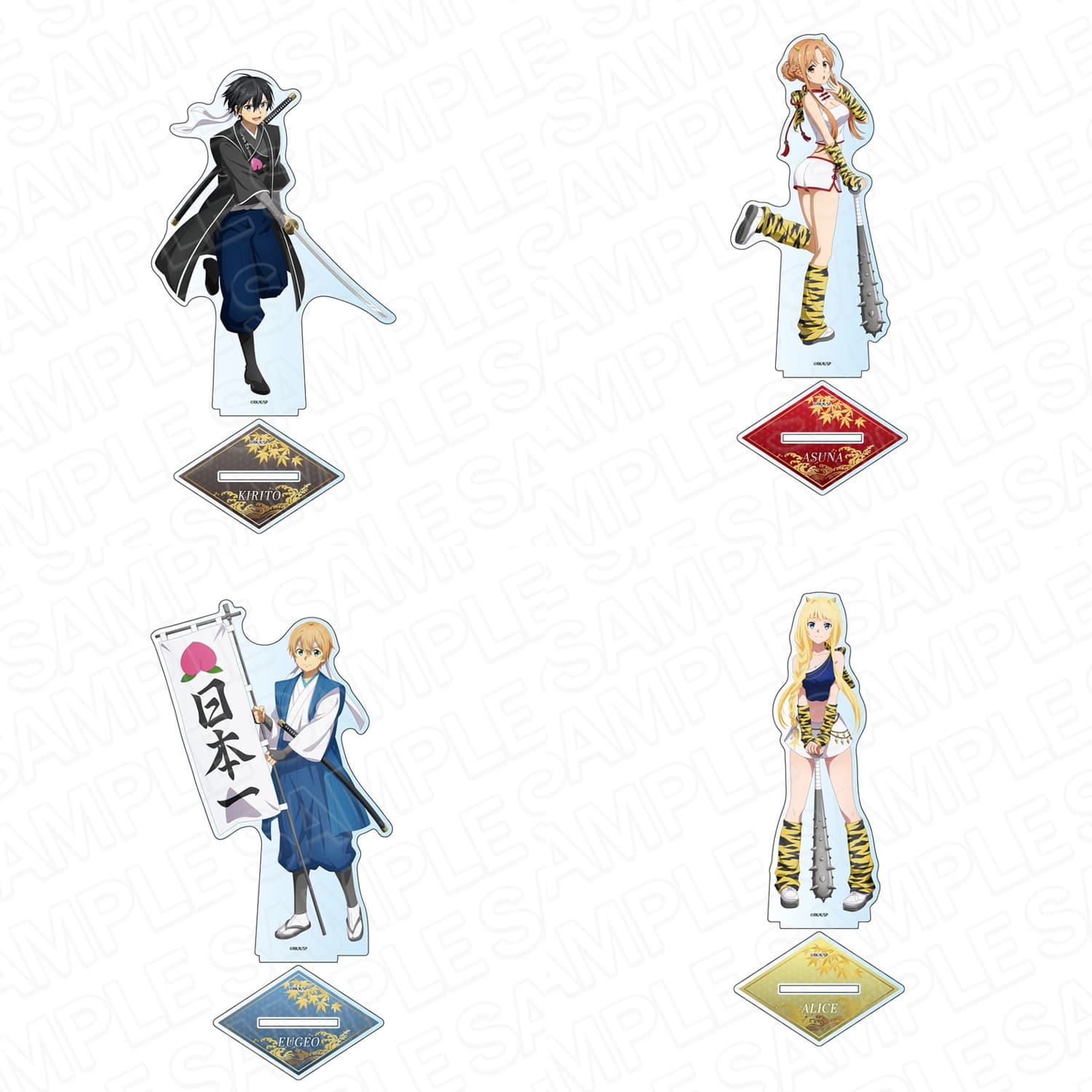 SAO キリトやアスナら「桃太郎」など新衣装の描き下ろしグッズ 3月発売
