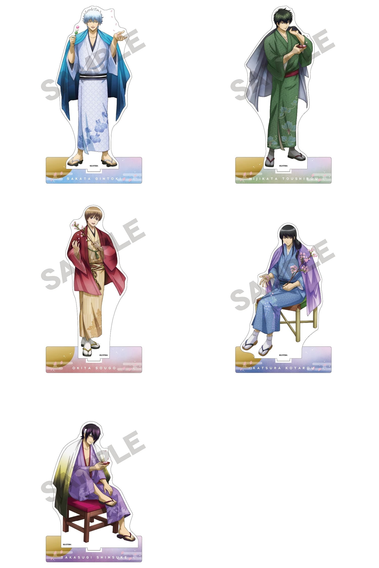 銀魂 銀さんら「お花見」テーマの描き下ろしグッズ 8月下旬 一般発売!