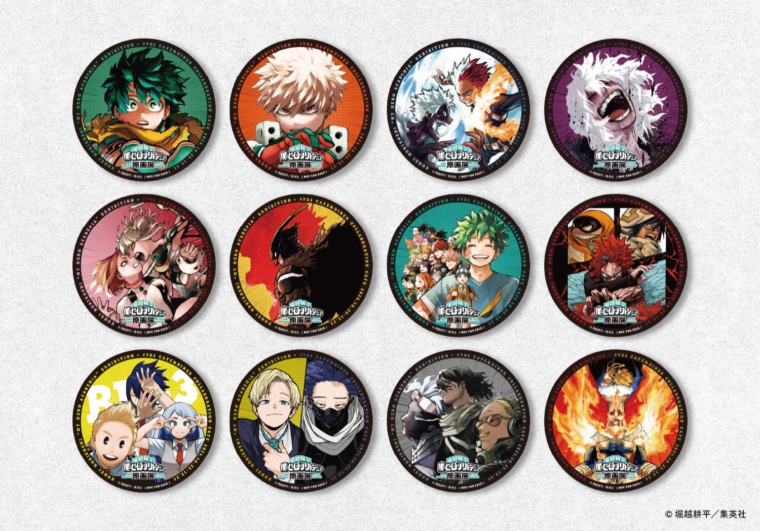 僕のヒーローアカデミア 原画展 コラボカフェ in 大阪 10月25日より開催!