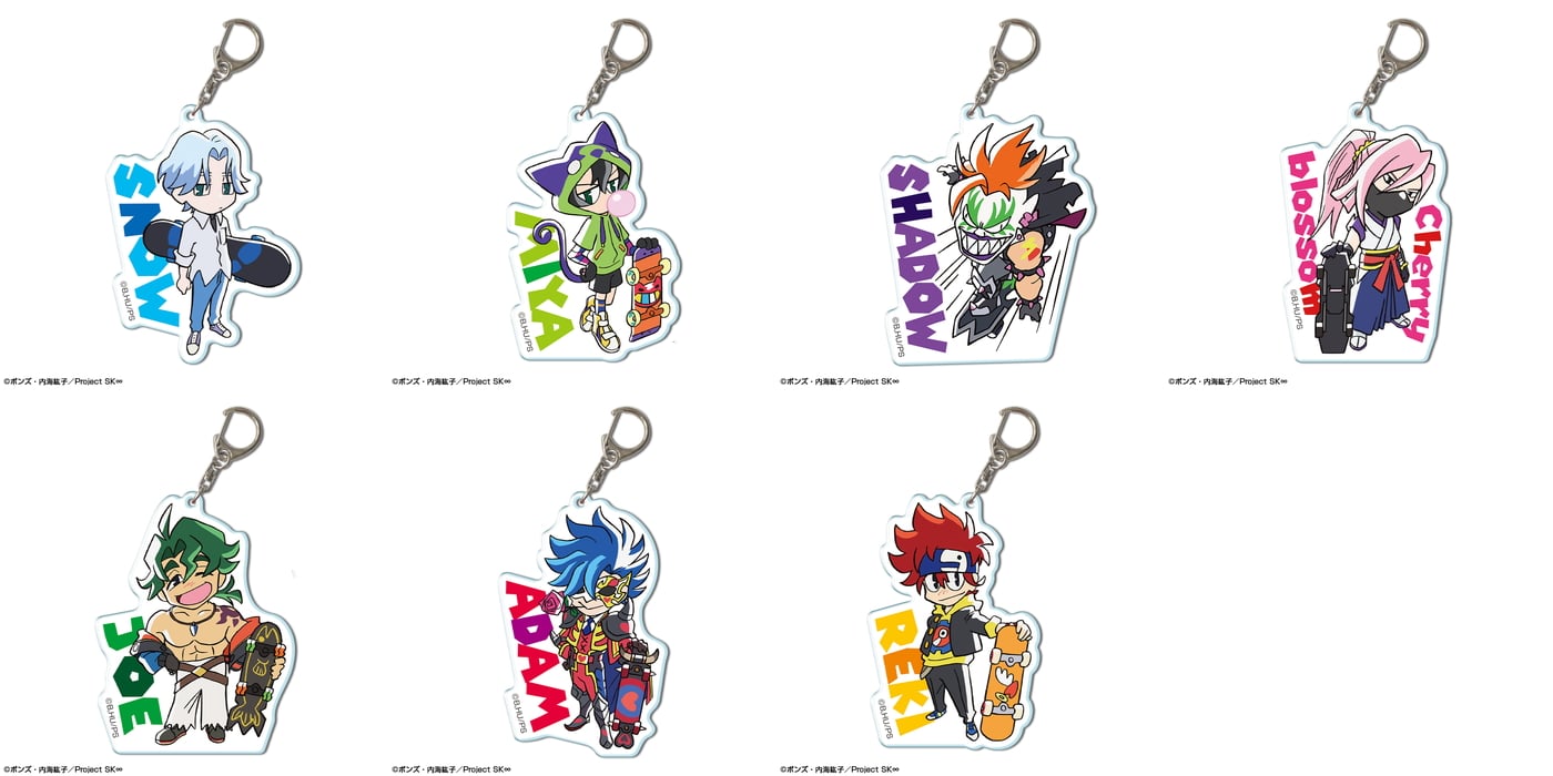 SK∞ エスケーエイト 暦・ランガ・MIYA・愛抱夢らのグッズ 8月再販決定!