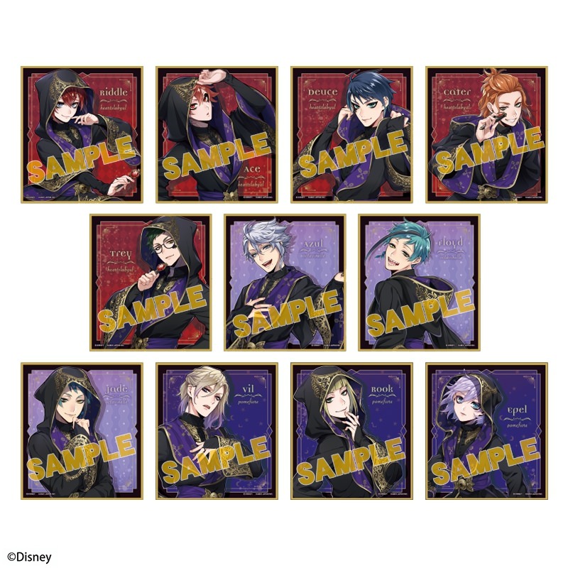 ツイステ 式典服姿の 缶バッジ/ミニ色紙 8.7より予約受付中!