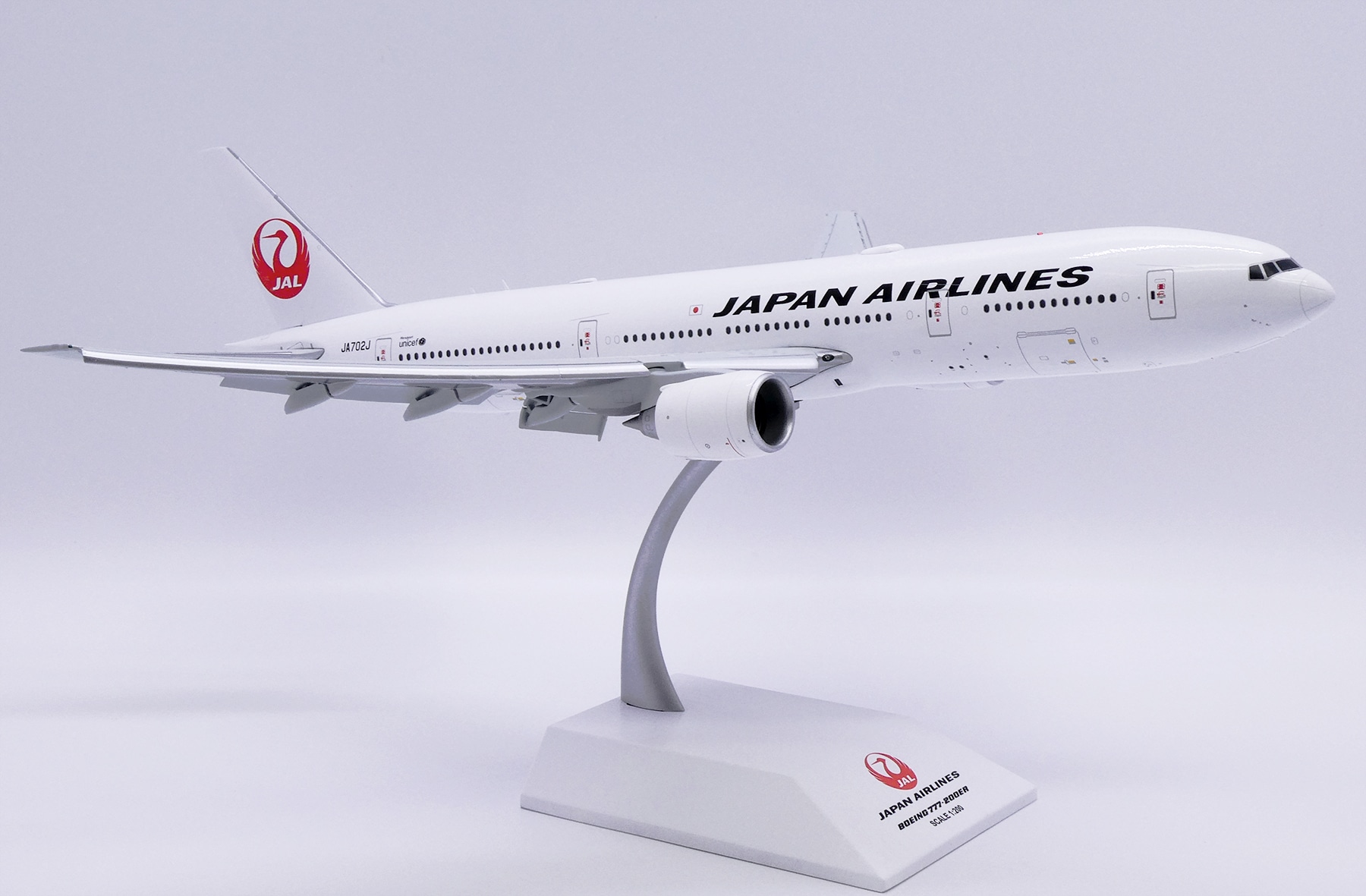 JC Wings 1:200 JAL Japan Airlines Boeing B777-200(ER) 