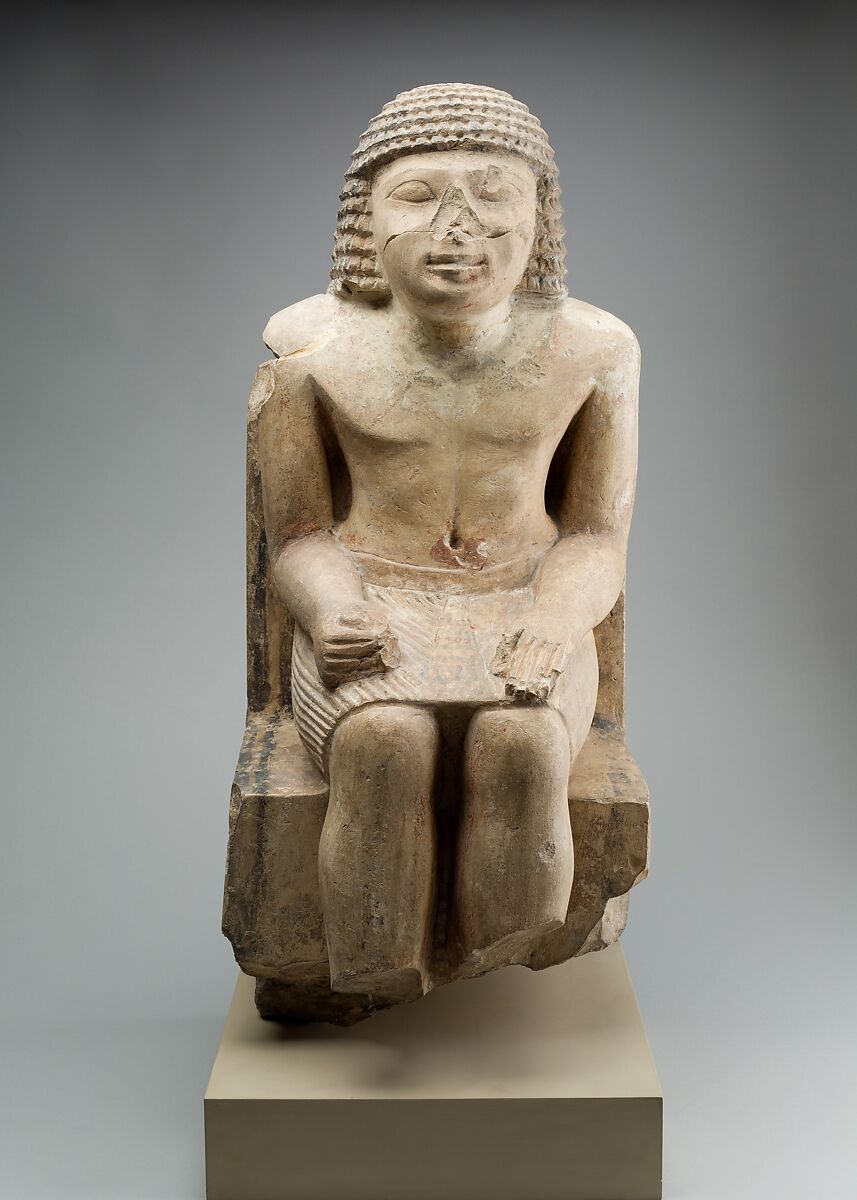 Seated Statue of the Nomarch Idu II of Dendera - Old Kingdom - The