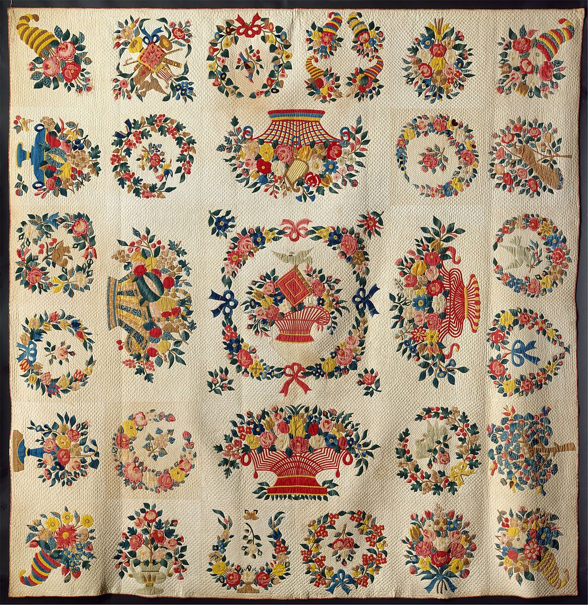 Designs attributed to Mary Hergenroder Simon - Quilt, Presentation