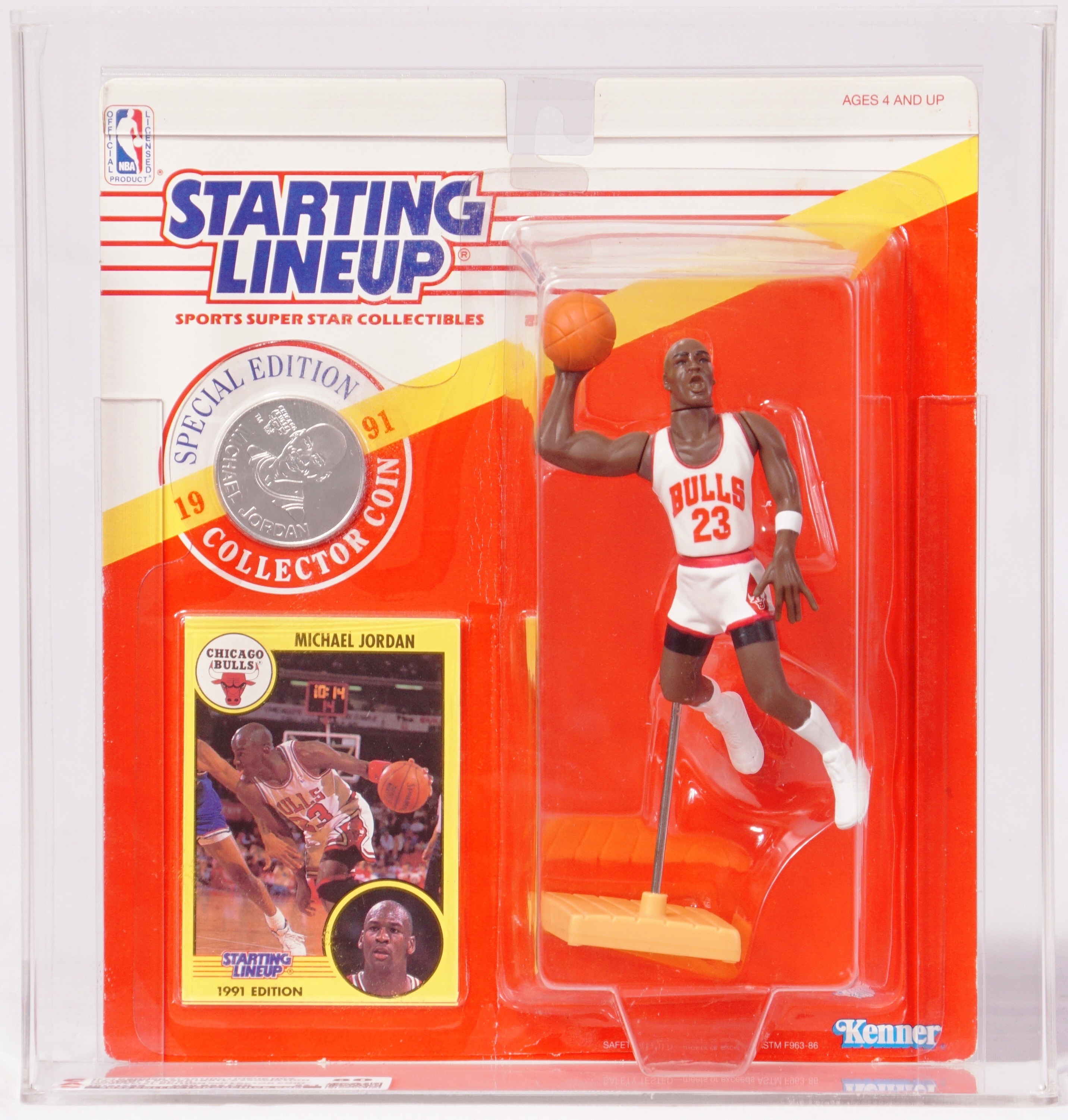 1991 Kenner Starting Lineup NBA Carded Sports Figure - Michael