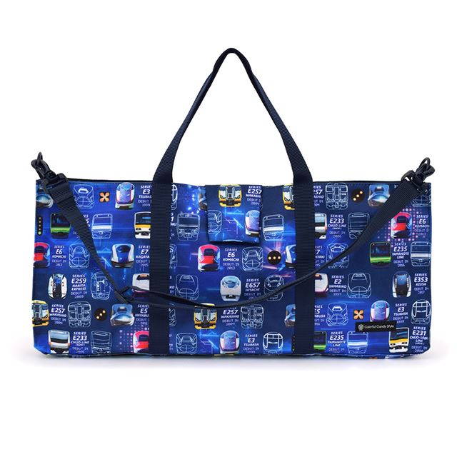 鍵盤ハーモニカケース 撥水・軽量タイプ 電車の顔コレクション（総柄