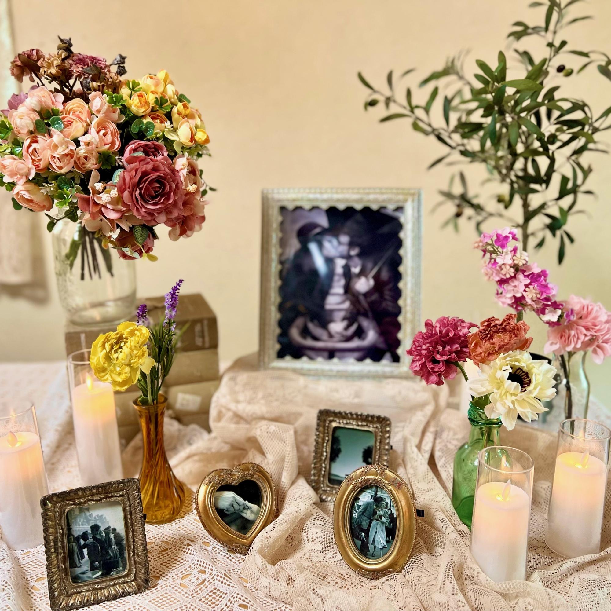 造花】ウェルカムスペースフラワー 【結婚式 フラワー 会場装花