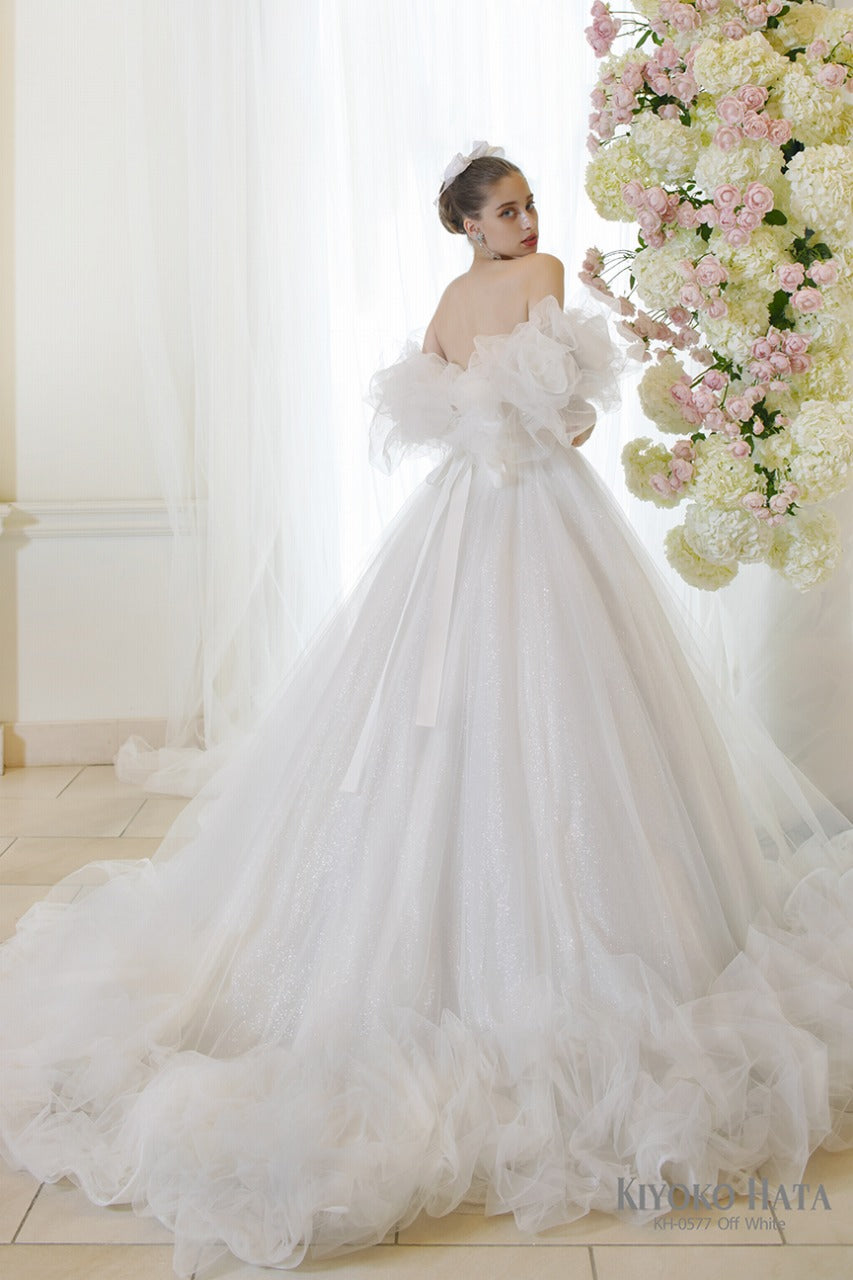 KH-0577offwhite【ウェディングドレス レンタル】 – 結婚式準備サイトCORDY