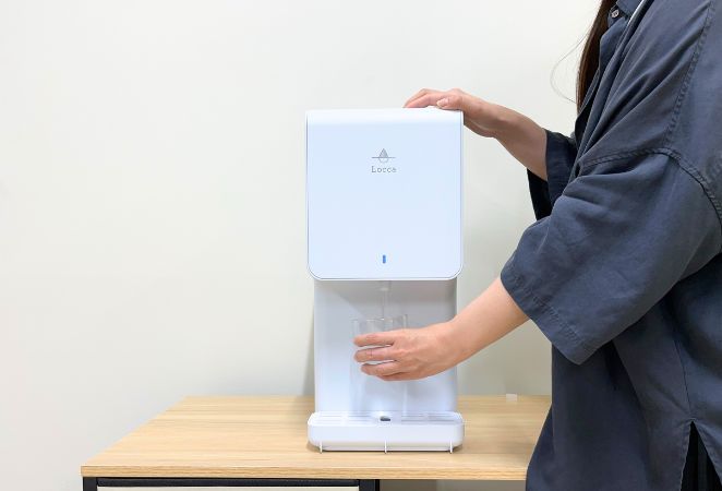 Locca 浄水型 ウォーターサーバー LC24D1S-PW-AW ホワイト Locca/浄水