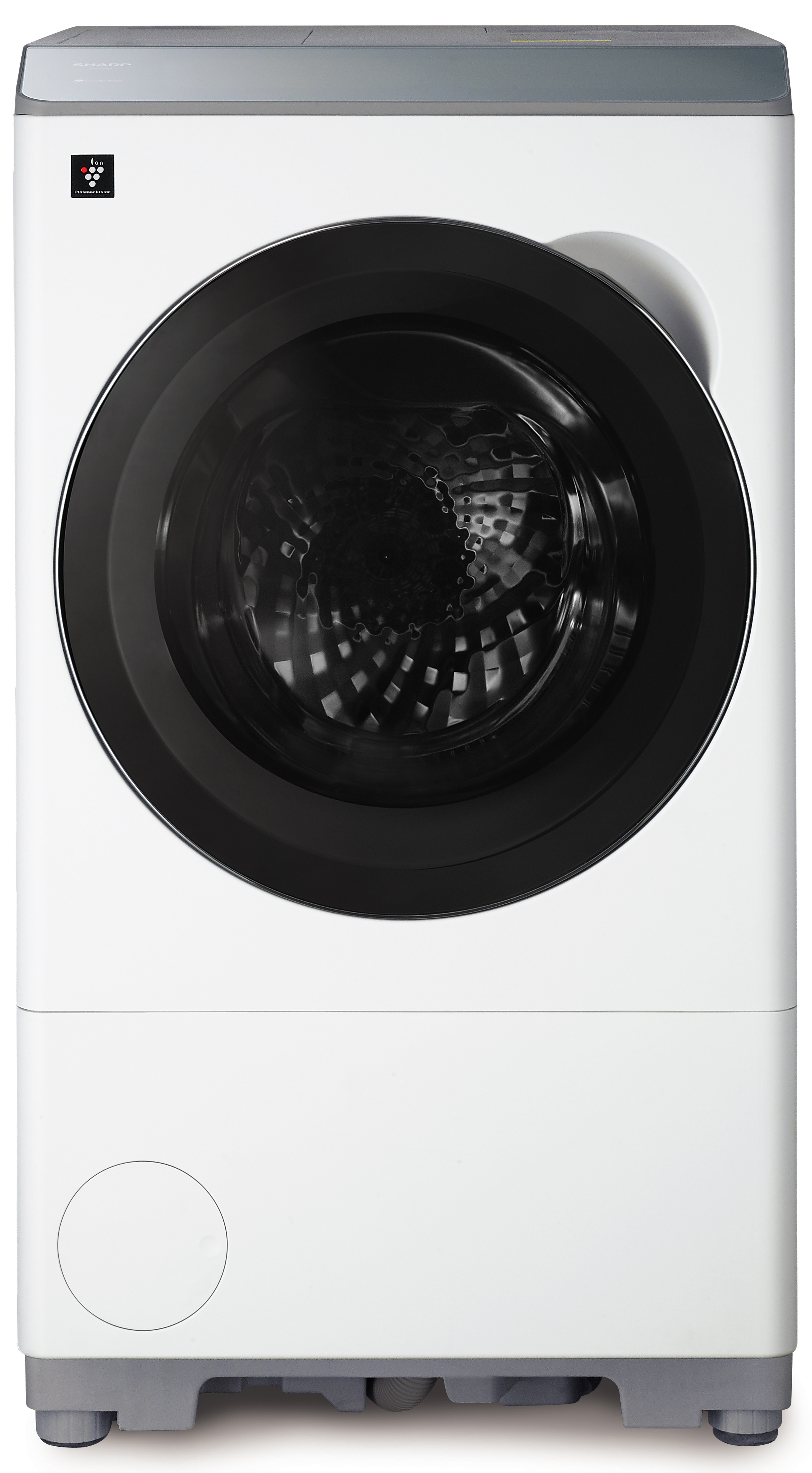 取付無料！SHARPプラズマクラスター搭載！おしゃれホワイト大きめ冷蔵庫！洗濯機 シャープ公式通販】 【左開きタイプ】プラズマクラスタードラム式洗濯