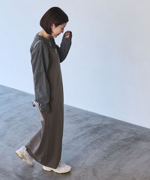 2WAYベロアキャミワンピース