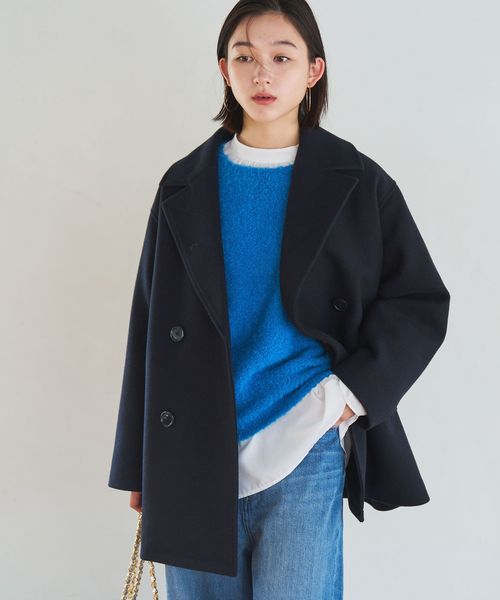 エアーメルトンミドルPコート