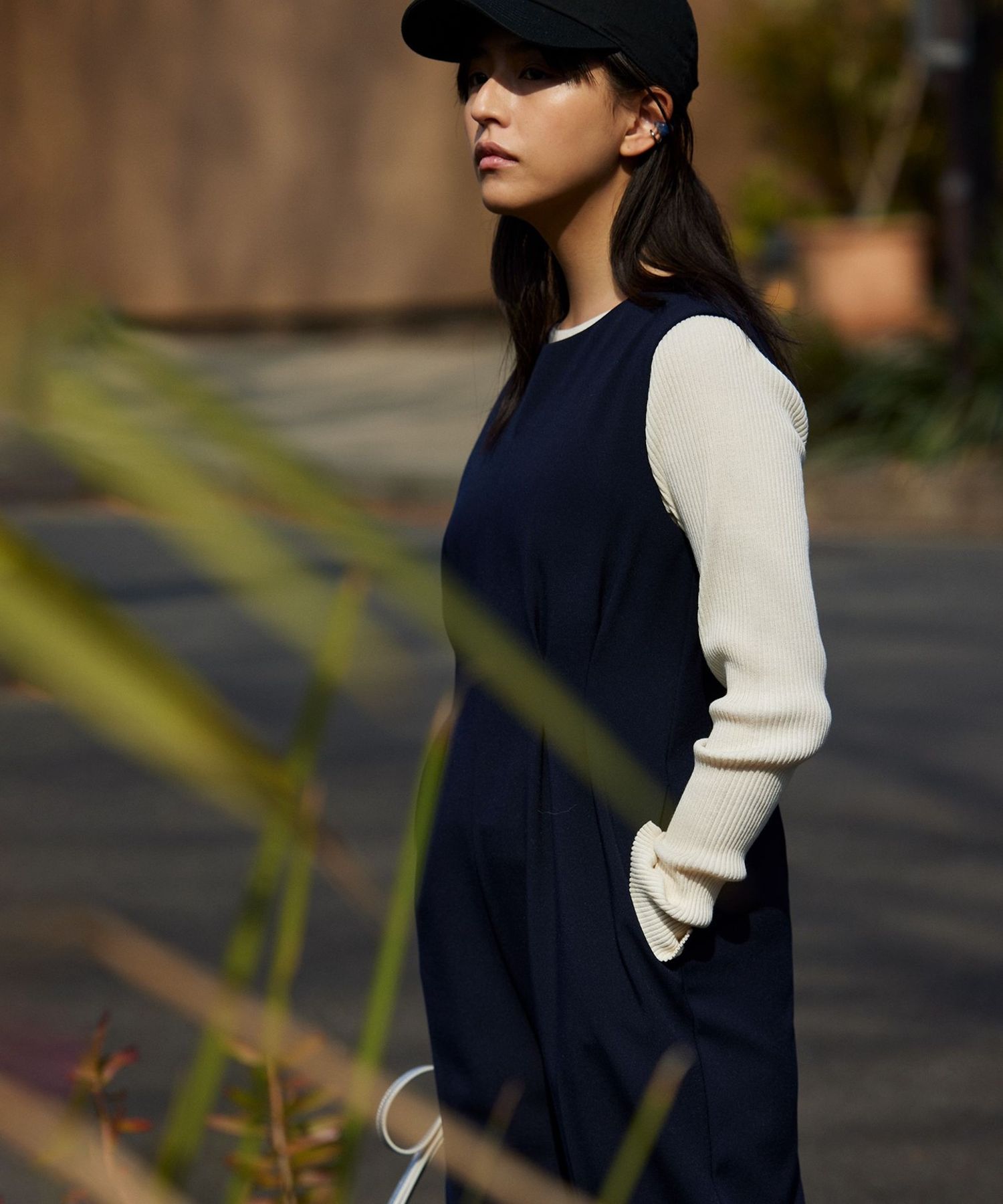 RONEL】ダブルクロスタックオールインワン(セットアップ対応可能)