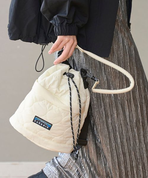 Parknik＞2WAYキルト巾着ショルダーバッグ