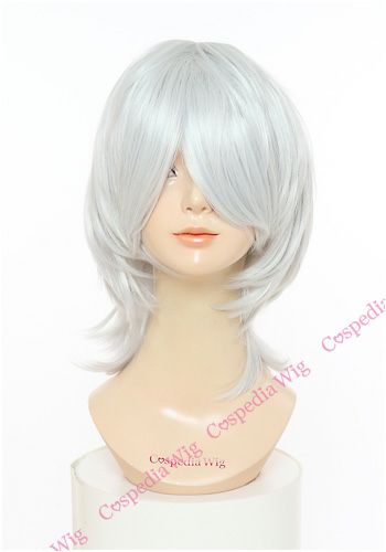 ベース】刀剣乱舞 鶴丸国永 風 セット前 ウィッグ ベースウィッグ