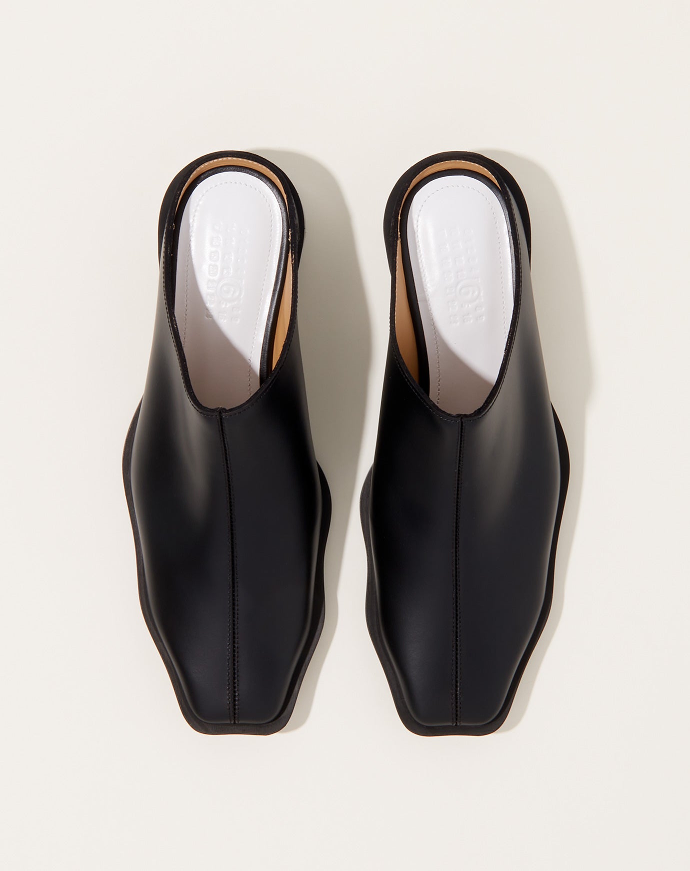 Slipper Mule in Black | MM6 | Covet + Lou | Covet + Lou
