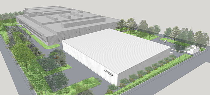 本社軽井沢工場に新棟（精密加工工場）を建設 | シチズンマシナリー