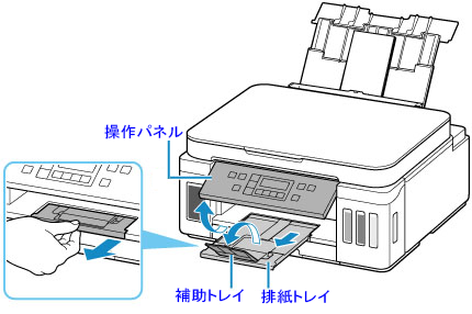 インクジェットプリンター】用紙をセットする (G7030/G6030/GM4030)