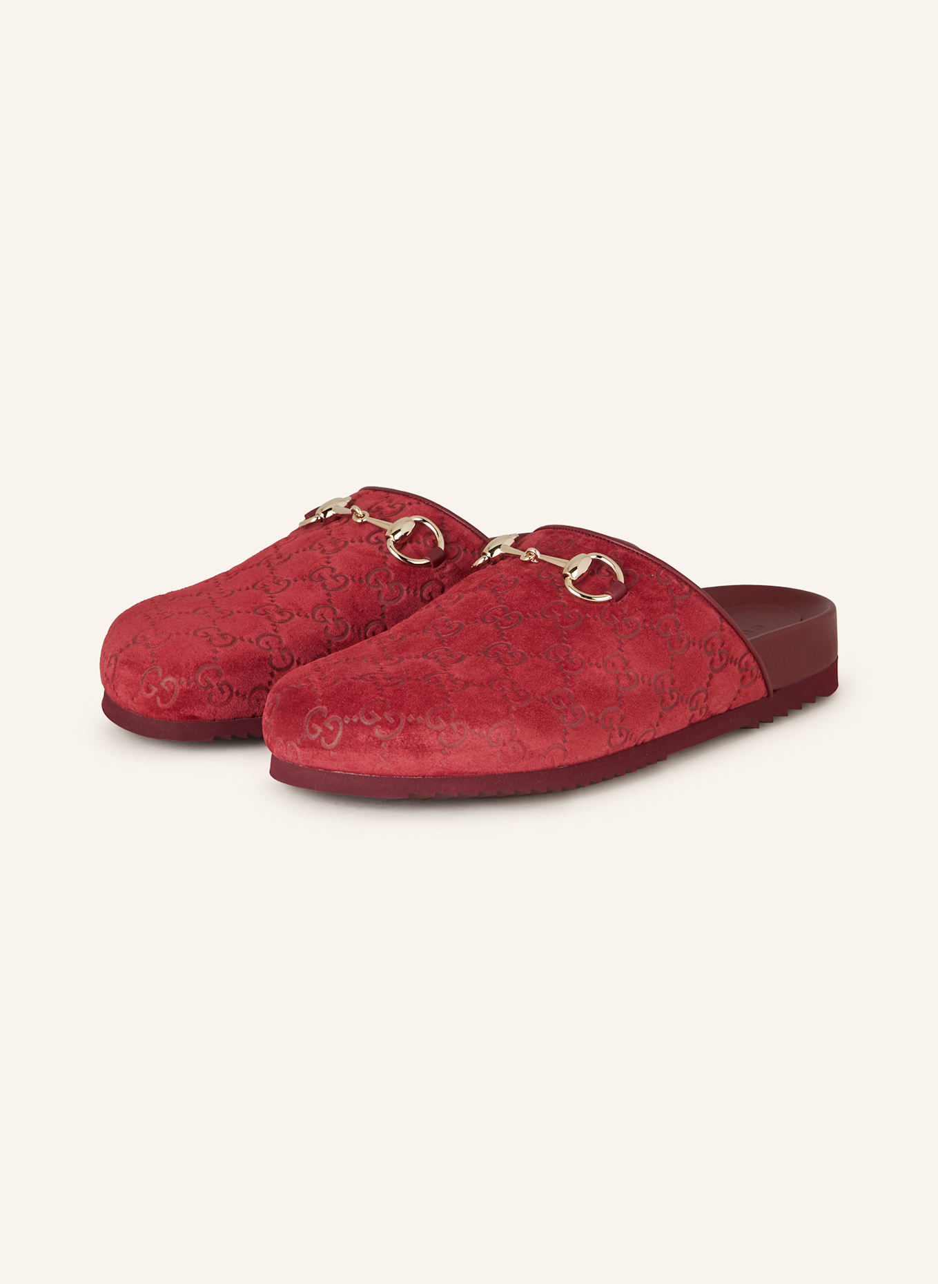 GUCCI Slides in 6207 rosso ancora/ros.anc