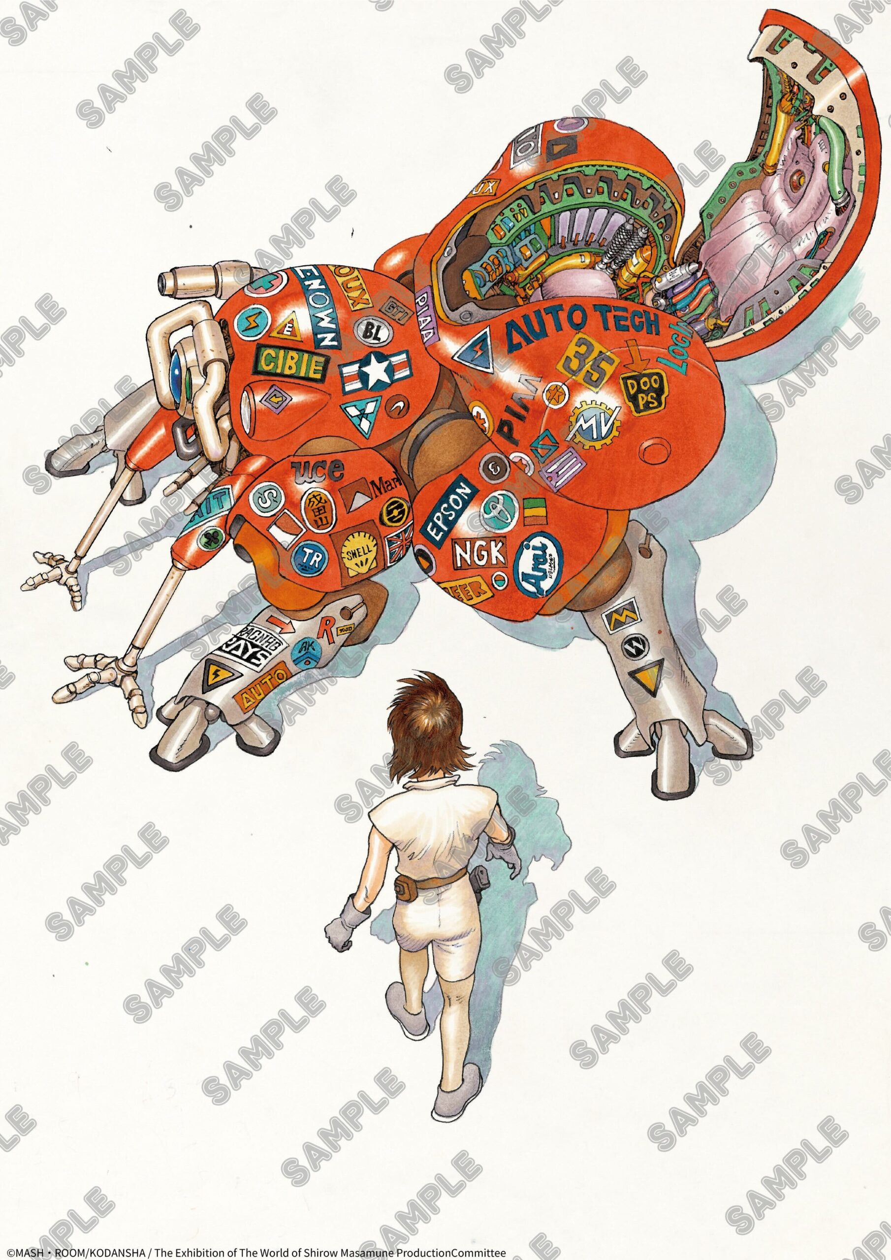 First unveiling of the “Katsuhiro Otomo × Ghost in the Shell