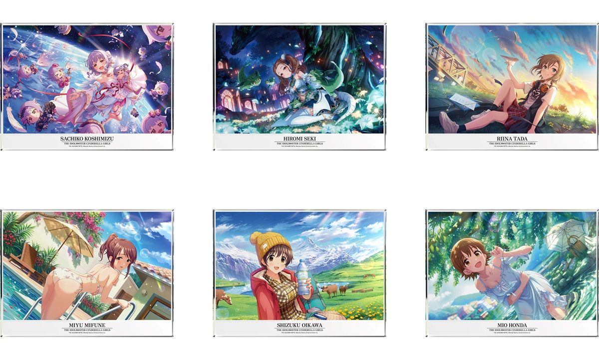 シンデレラ】9月5日(金)、アイドルフォトパネルに新柄が登場！同日より