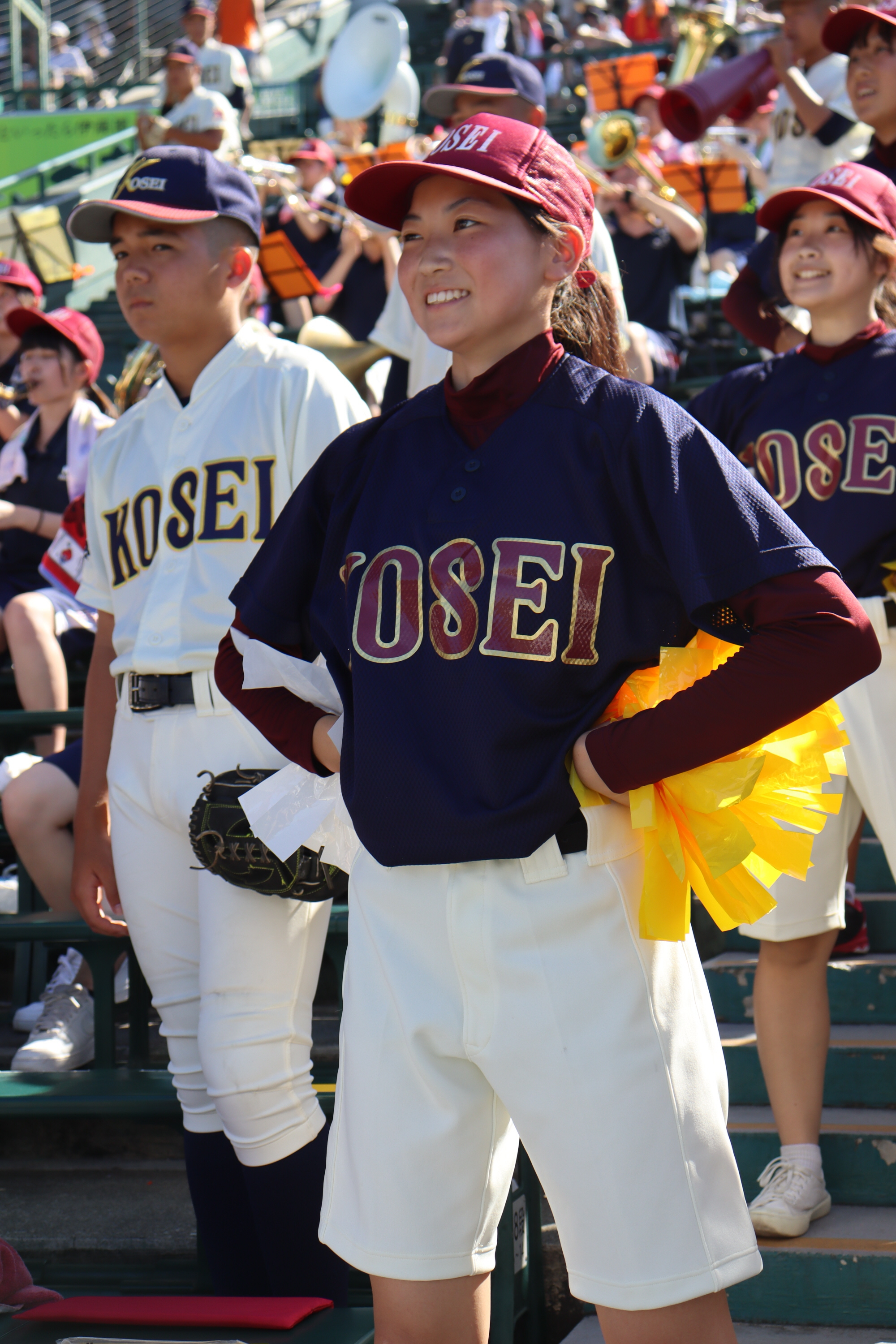 八戸学院光星チア ハーフパンツの新ユニホームで「応援に集中できる