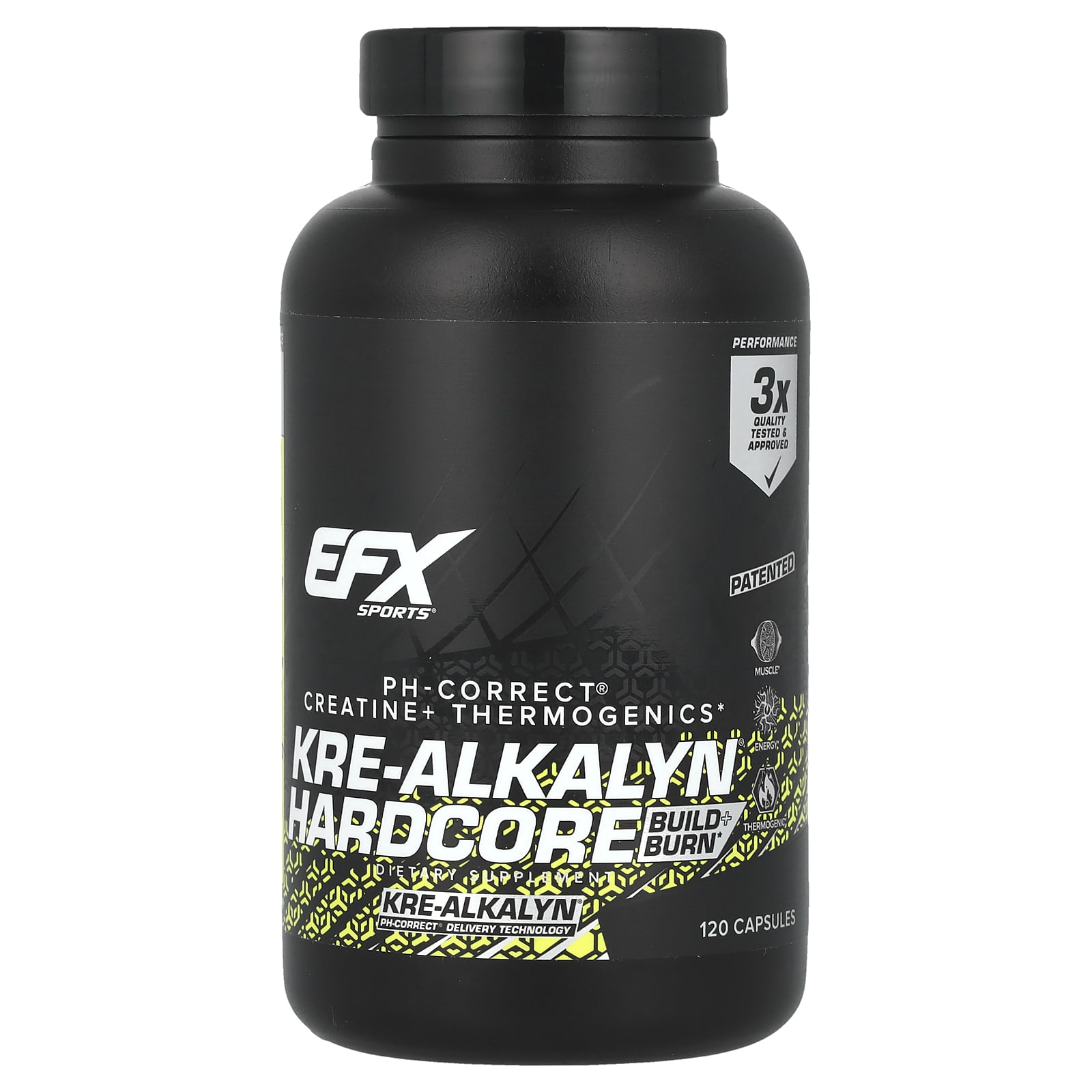 Kre-Alkalyn Hardcore、カプセル120 錠