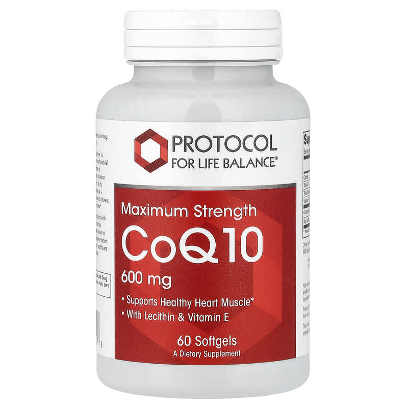 CoQ10（コエンザイムQ10）、Maximum Strength、ソフトジェル60粒