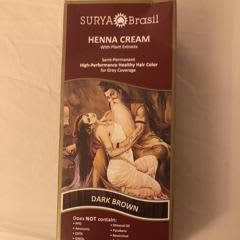 ヘナクリーム、ハイパフォーマンスヘルシーヘアカラー、白髪染め用