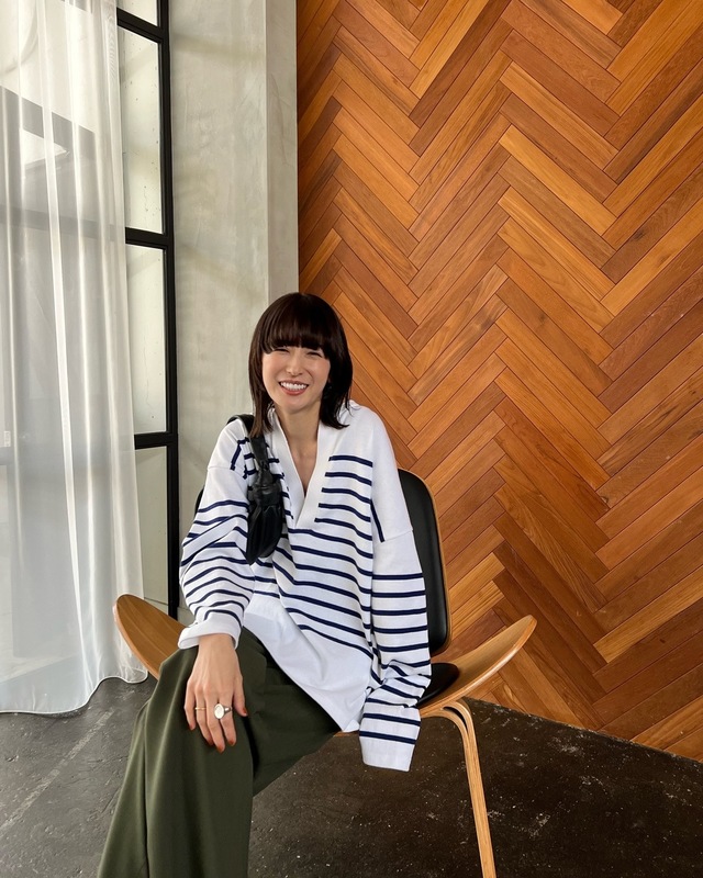 松本恵奈のMUST BUY-7月22日（金）発売の”WIDE HENRY NECK BORDER TOPS