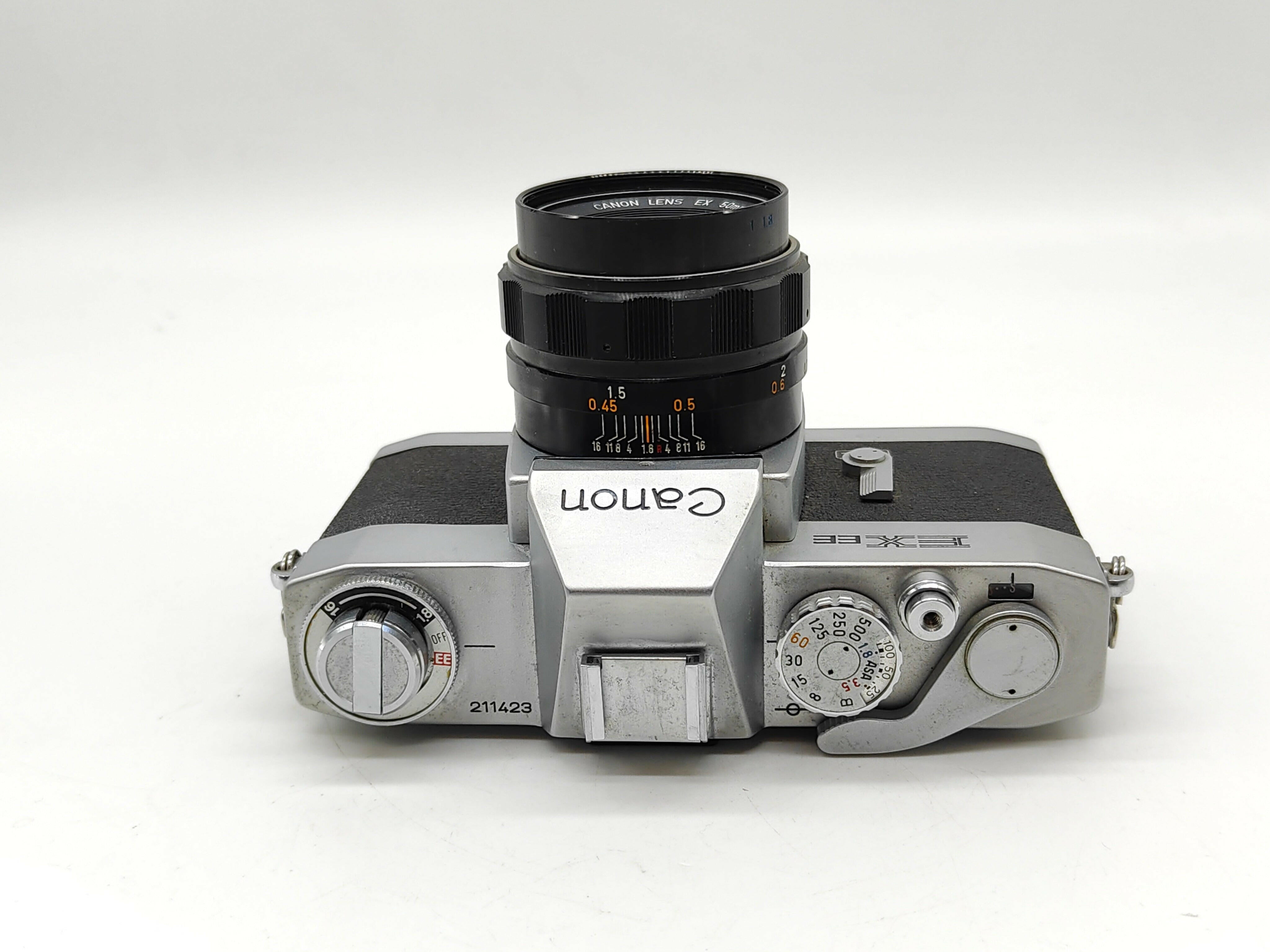 Canon EX EE manual SLR with 50mm f/1.8 lens | Classic Cameras AU