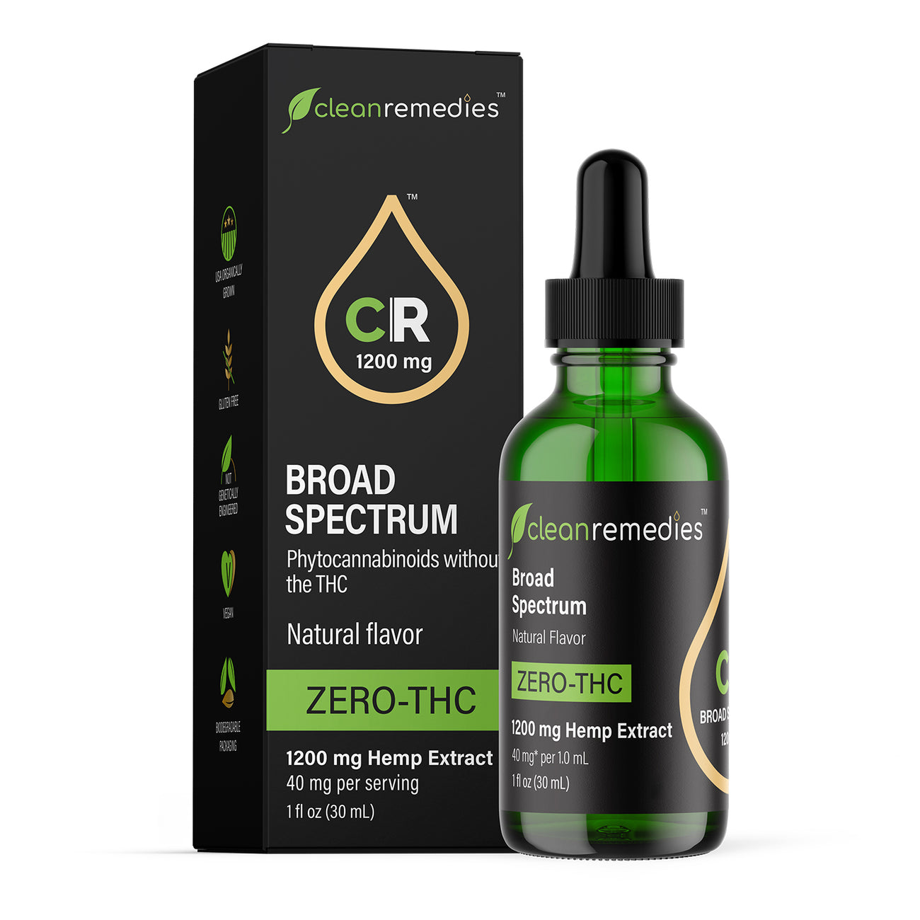 Broad Spectrum CBD Oil Tincture – Clean Remedies